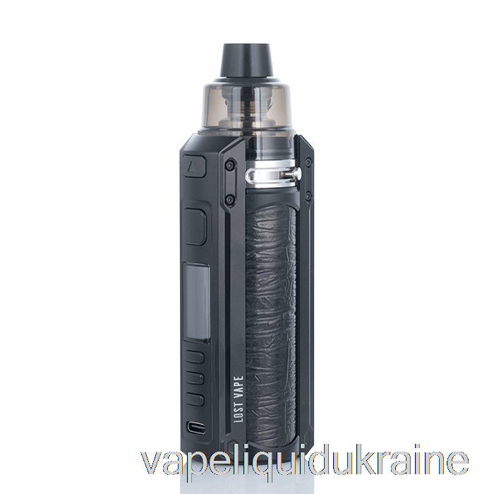 Vape Liquid Ukraine Lost Vape URSA QUEST 100W Pod Mod Kit Black / Embossed Leather